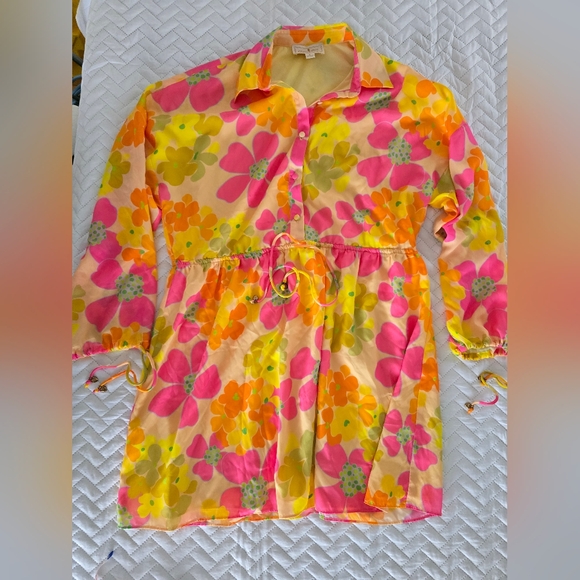 Flora Bea NYC Adelina Mini Floral Dress - Picture 11 of 11